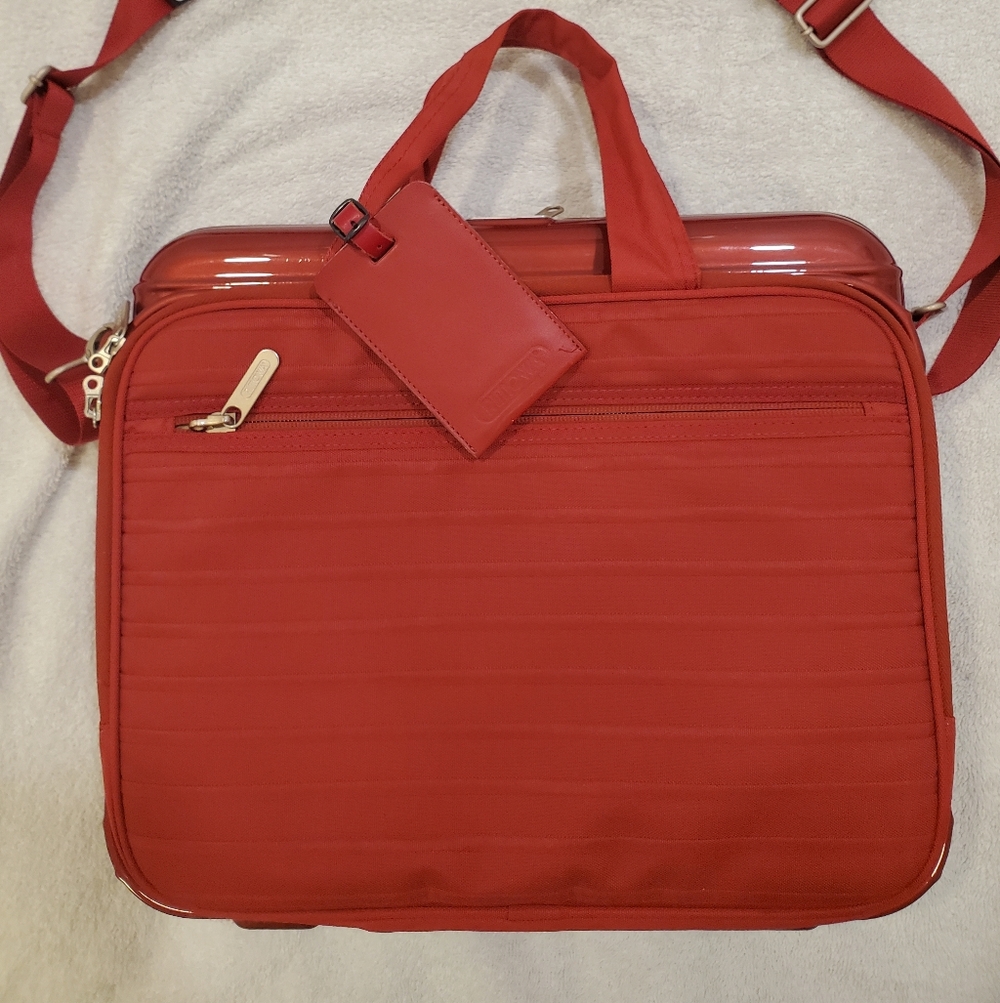 Rimowa Cherry Red Hard Shell Bolero Laptop Computer Bag/Briefcase
